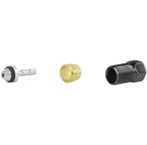 Promax D-Plug Type Brake Hose Fitting Kit Silver/Guld
